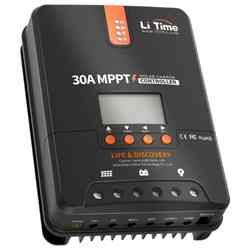 LiTime 30 Amp MPPT Solar Charge Controller 
