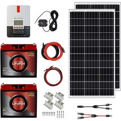 ECI Power 200W 12V Solar Power Kit