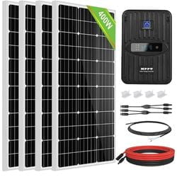 ECO-WORTHY 400 Watt 12 Volt Solar Panel Kit
