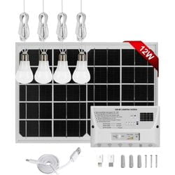 GVSHINE Solar Power Kit System for shed