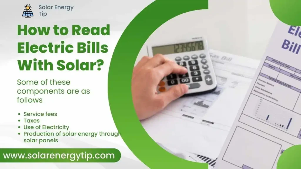 How to Read Electric Bills With Solar_