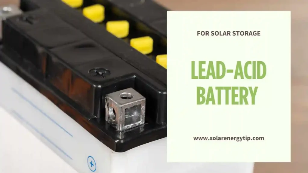 Lead-acid Battery for Solar Storage