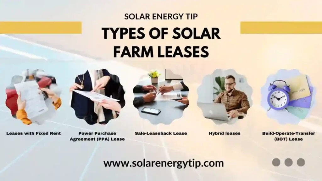 Types of Solar Farm Leases