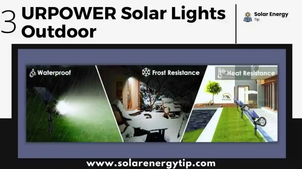 URPOWER Solar Lights Outdoor