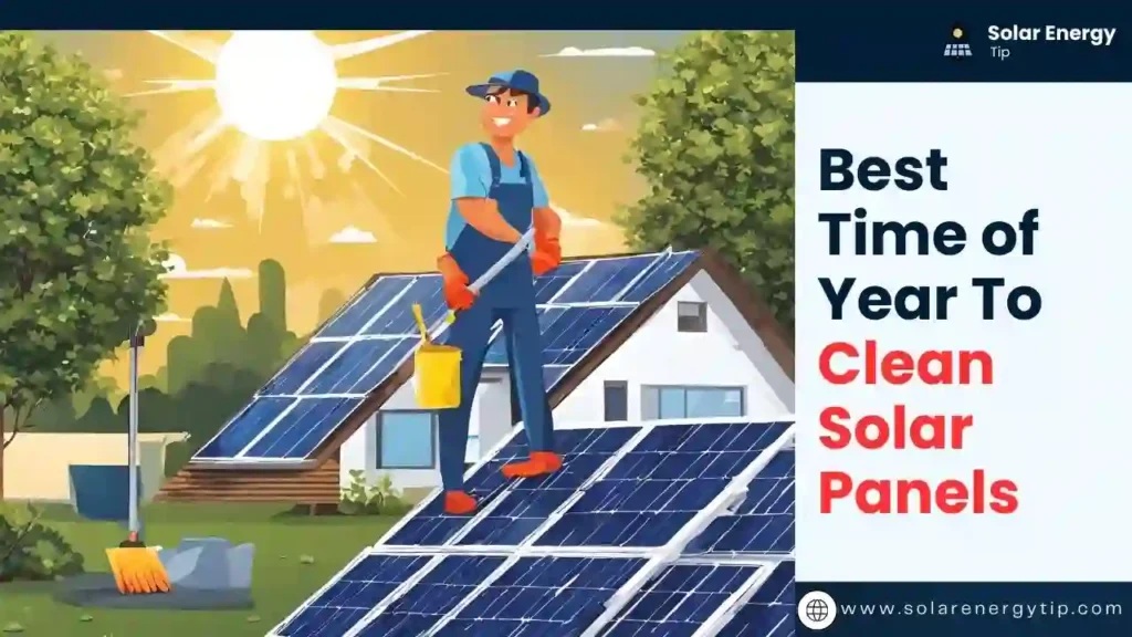 Best Time of Year To Clean Solar Panels