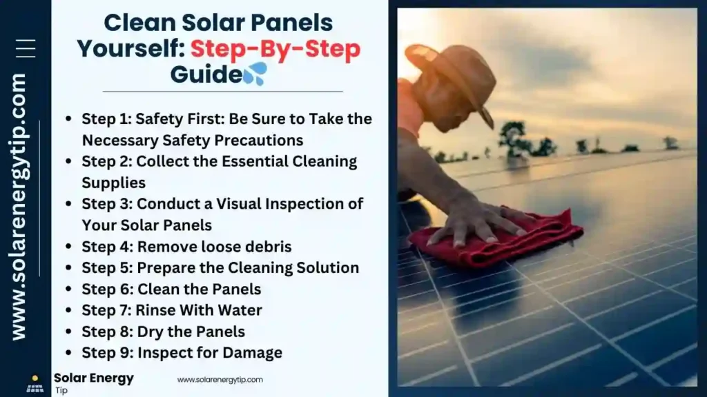 Step-By-Step Guide on Cleaning Solar Panels Yourself