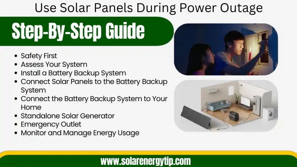 Using Solar Panels During Power Outage Step-By-Step Guide