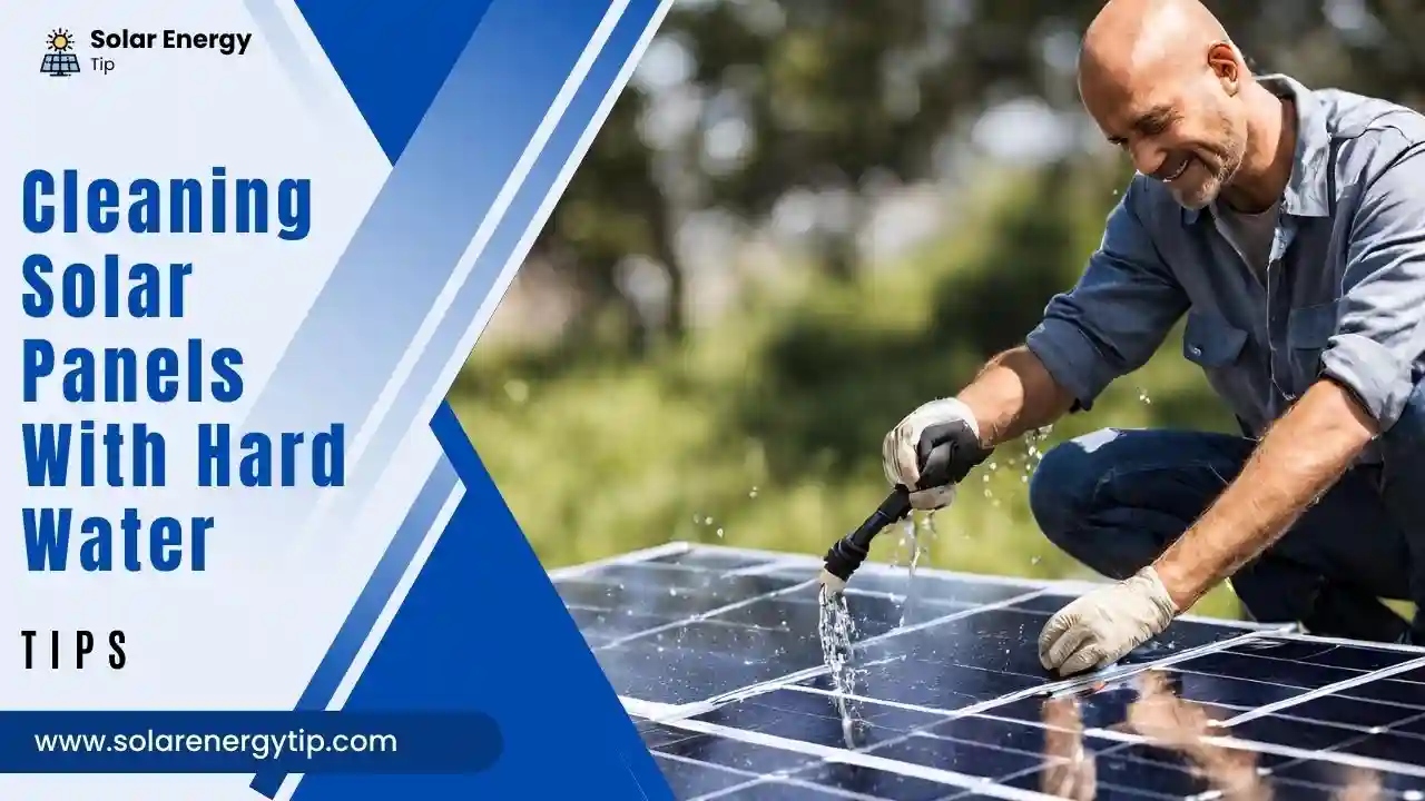 Cleaning Solar Panels With Hard Water