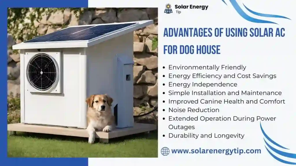 Advantages of Using Solar AC For Dog House
