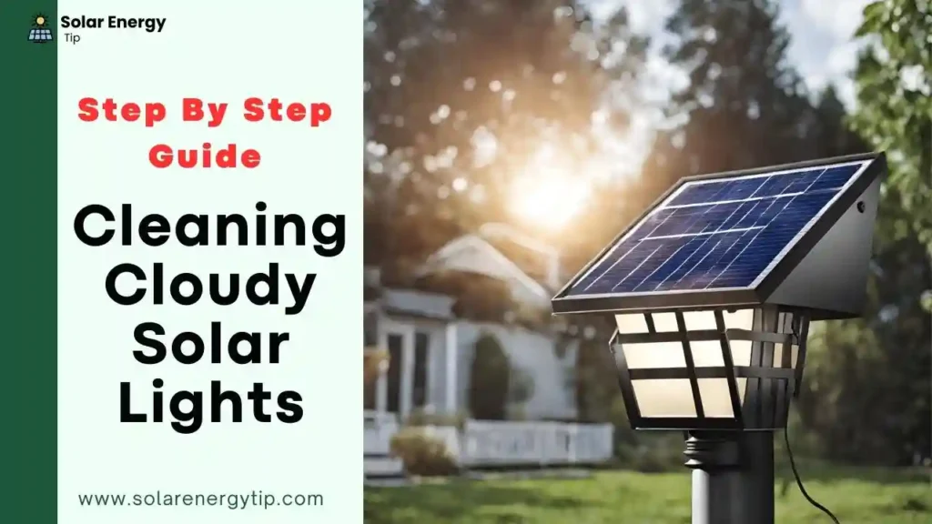 Clean Cloudy Solar Lights a Step-By-Step Guide