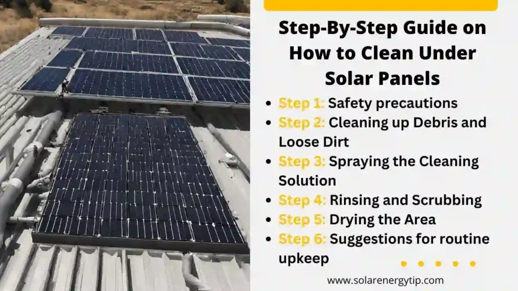 Cleaning Under Solar Panels At Home By Yourself Step By Step Guide