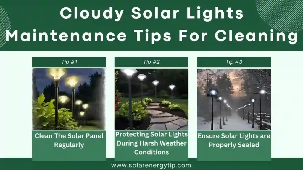 Cloudy Solar Lights Maintenance Tips For Cleaning