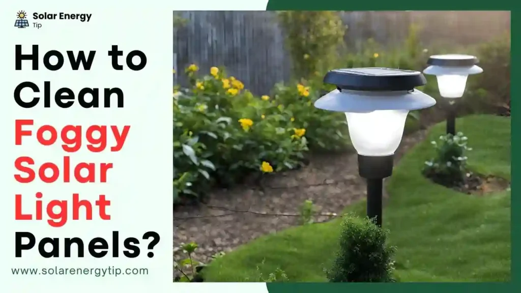 How to Clean Foggy Solar Light Panels