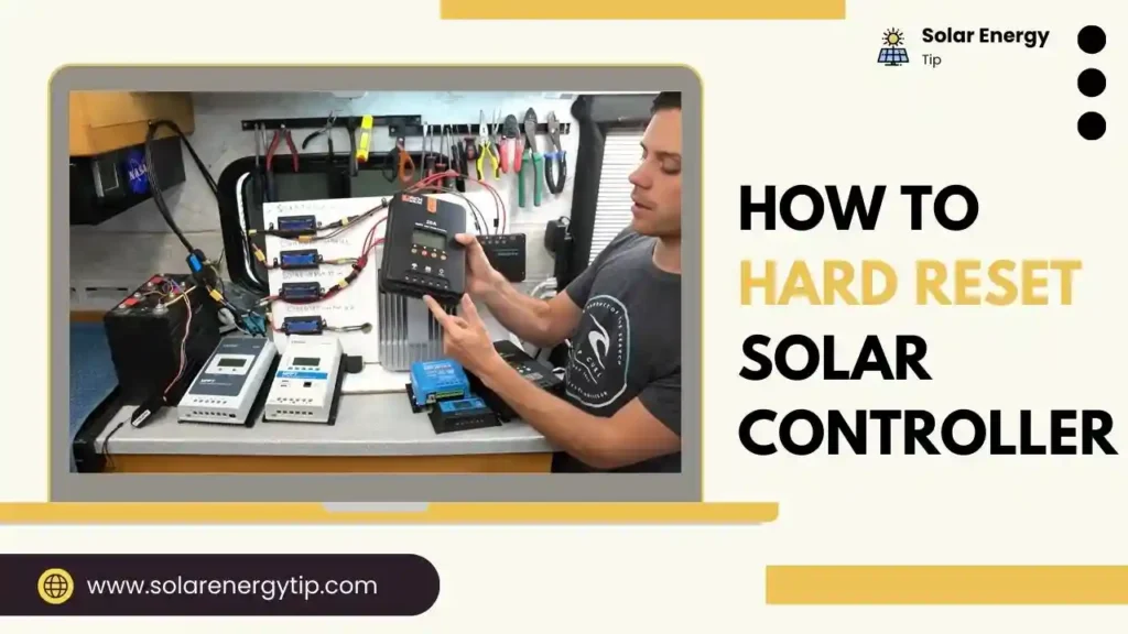 How to Hard Reset Solar charge Controller